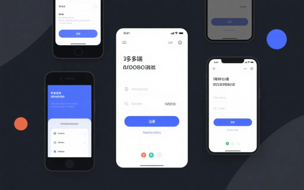 注册页面多端适配界面
